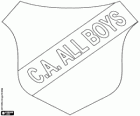 Emblema do Club Atlético All Boys de Buenos Aires, clube de futebol argentino
