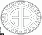 Logo do Club Atlético Belgrano. Clube esportivo e time de futebol da cidade de Córdoba
