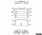 Roupas de Caillou para o Verão: t-shirt e calções