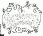 Logo de Strawberry Shortcake. Moranguinho. Docinho de Morango