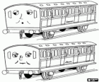 Annie e Clarabel, os carros de passageiros de Thomas