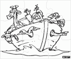 Puzzle da Bíblia. Antigo Testamento. Tanakh. Quebra-cabeça da Arca de Noé