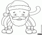 Pypus com a barba e o chapéu de Papai Noel