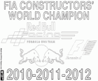 Red Bull Racing Tri-Campeão do Mundo de Construtores FIA 2010, 2011 e 2012