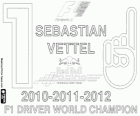 Sebastian Vettel, o piloto de F1 mais jovem tricampeão mundial em 2010, 2011 e 2012