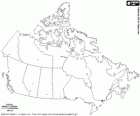 Mapa do Canadá. Capital: Ottawa. País localizado na América do Norte entre os oceanos Pacífico, Ártico e Atlântico. O segundo maior país do mundo