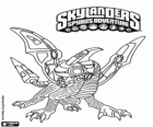 Skylander Drobot, um dragão robô. Skylanders Tecno