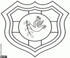 Logo da equipe nacional de rugby de Tonga, Ikale Tahia. Emblema, pomba branca