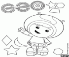 Geo Umizoomi, o irmão da Milli adora formas geométricas