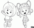 Milli e Geo, os mini super-heróis do Team Umizoomi