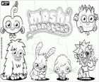 Puzzle com os monstros de Moshi Monsters