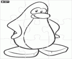 Quebra-cabeça de pinguim do Club Penguin