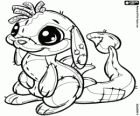 Zafara, um simpático animal de estimação de Neopets
