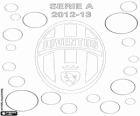 Juventus Turim, campeão Serie A Lega Calcio 2012-2013, liga italiana de futebol