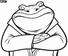Bufo, um sapo que é um homem de negócios do mundo secreto