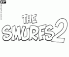Logotipo do filme Os Smurfs 2, The Smurfs 2