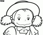 Mei Kusakabe, a menina do Meu vizinho Totoro