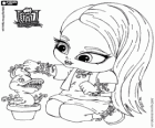 Vênus McFlytrap, a filha de um monstro planta. Monster High Baby
