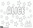 Alice. Nome de origem germânica e francesa, seu significado é nobreza