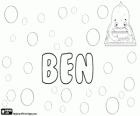 Ben, abreviatura de outros nomes como Benjamin, Benedict e Bennett. Também usado como um nome próprio