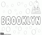 Brooklyn, nome formado pela combinação do nome Brooke e o sufixo - lyn