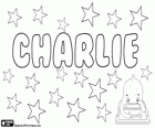 Charlie, nome derivado de Charles. Normalmente um apelido para Charles