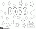 Dora, nome de origem grega, derivada de Dorotea ou Teodora. Seu significado é dom de Deus