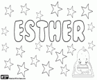 Esther, nome de origem hebraica. Seu significado é Estrela
