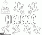 Helena, nome de origem grega. Seu significado é brilhante