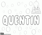 Quentin, nome de origem latina, derivado da palavra Quintinus, significando o quinto