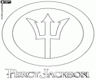 Logo de Percy Jackson, o filho de Poseidon