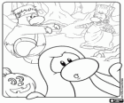 Festa de Halloween no Club Penguin