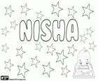 Nisha, nome de origem hindu. Nisha, a deusa da noite na mitologia hindu