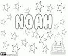 Noah, nome de origem hebraica. Nome de um dos patriarcas da Bíblia, Noé