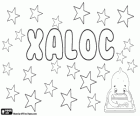 Xaloc, nome catalão. Vem do árabe, shaluq, o nome do vento vindo do sudeste