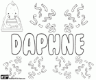 Daphne, nome de origem grega. Nome de uma ninfa que foi transformada em um Loureiro