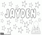 Jayden, nome de origem inglesa. Criado com a combinação dos nomes Jay e Hayden