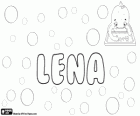 Lena, nome com várias origens e significados. Lena, nome usado em muitas línguas. Diminutivo de nomes como Madalena e Helena