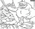 A árvore de Natal e o Abominável Homem das Neves