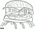 Cheespider, um cheeseburger convertido em uma aranha perigosa