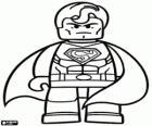 Superman, um super-herói do filme Lego