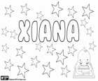 Xiana, nome feminino. Xiana, variante galega da Juliana, Xuliana