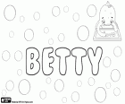 Betty, diminutivo para nomes como Elisabete e Bethany