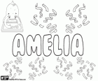 Amélia, variante de nomes como Amália e Emilia