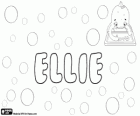 Ellie, forma abreviada para nomes como Elena, Emily, Alice ou Elizabeth, entre outros