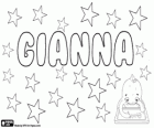Gianna, variante do nome de origem hebraica, Giovanna