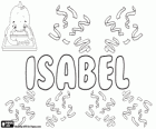 Isabel, nome de origem hebraica. Derivado de Eliseba