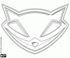 O logotipo do Sly Raccoon, a máscara de Sly Cooper