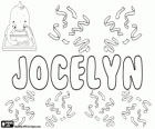 Jocelyn, nome de origem germânica. Seu significado é membro da tribo germânico dos godos
