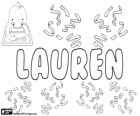 Lauren, nome de origem latina. Vem do laurel, um vegetal